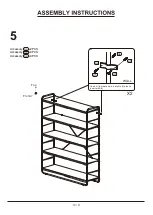 Preview for 10 page of Furniture of America YNJ-1987C34 Assembly Instructions Manual