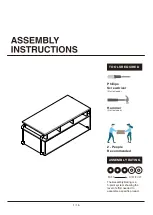 Furniture of America YNJ-1996C25 Assembly Instructions Manual preview