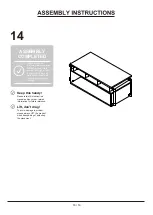 Preview for 15 page of Furniture of America YNJ-1996C25 Assembly Instructions Manual