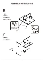 Preview for 11 page of Furniture of America YNJ-1997C24 Assembly Instructions Manual