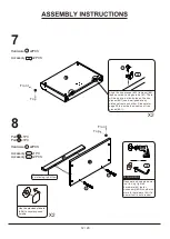 Preview for 12 page of Furniture of America YNJ-2052C25-DS Assembly Instruction Manual