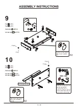 Preview for 13 page of Furniture of America YNJ-2052C25-DS Assembly Instruction Manual