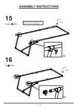 Preview for 17 page of Furniture of America YNJ-2052C25-DS Assembly Instruction Manual