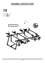 Preview for 19 page of Furniture of America YNJ-2052C25-DS Assembly Instruction Manual