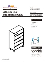 Preview for 1 page of Furniture of America YNJ-2061C35 Assembly Instructions Manual