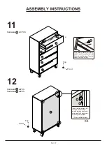 Preview for 15 page of Furniture of America YNJ-2061C35 Assembly Instructions Manual