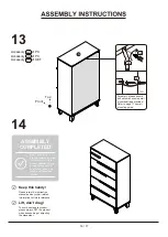 Preview for 16 page of Furniture of America YNJ-2061C35 Assembly Instructions Manual