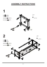 Preview for 6 page of Furniture of America YNJ-2063C35 Assembly Instructions Manual