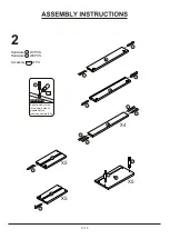 Предварительный просмотр 9 страницы Furniture of America YNJ-2064C1-L Assembly Instructions Manual