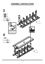 Предварительный просмотр 10 страницы Furniture of America YNJ-2064C1-L Assembly Instructions Manual