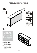 Preview for 19 page of Furniture of America YNJ-2065C1 Assembly Instructions Manual