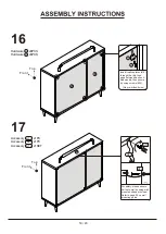 Preview for 18 page of Furniture of America YNJ-2071C31 Assembly Instructions Manual