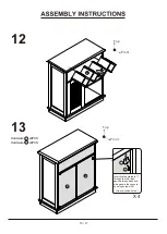 Preview for 15 page of Furniture of America YNJ-2072C34 Assembly Instructions Manual