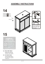 Preview for 16 page of Furniture of America YNJ-2072C34 Assembly Instructions Manual