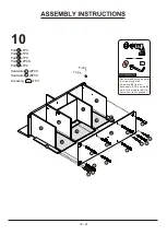 Preview for 14 page of Furniture of America YNJ-2074C25 Assembly Instructions Manual