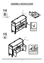 Preview for 17 page of Furniture of America YNJ-2074C25 Assembly Instructions Manual