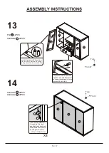 Preview for 15 page of Furniture of America YNJ-2077C34 Assembly Instructions Manual