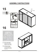 Preview for 16 page of Furniture of America YNJ-2077C34 Assembly Instructions Manual