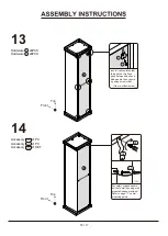 Preview for 15 page of Furniture of America YNJ-20800C20-TR Assembly Instructions Manual