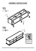 Preview for 16 page of Furniture of America YNJ-20800C20 Assembly Instructions Manual