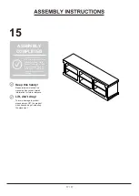 Preview for 17 page of Furniture of America YNJ-20800C20 Assembly Instructions Manual