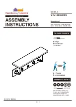 Furniture of America YNJ-2084C25 Assembly Instructions Manual preview