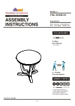 Furniture of America YNJ-2092C35 Assembly Instructions Manual preview