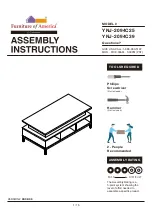 Furniture of America YNJ-2094C25 Assembly Instructions Manual preview