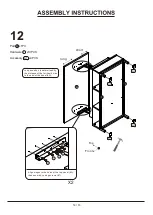 Preview for 14 page of Furniture of America YNJ-2094C25 Assembly Instructions Manual