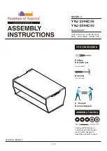 Preview for 1 page of Furniture of America YNJ-2096C38 Assembly Instructions Manual