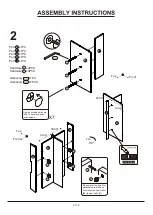 Preview for 9 page of Furniture of America YNJ-2096C38 Assembly Instructions Manual