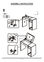 Preview for 13 page of Furniture of America YNJ-317-4 Assembly Instructions Manual