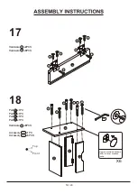 Preview for 18 page of Furniture of America YNJ-317-4 Assembly Instructions Manual