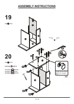 Preview for 19 page of Furniture of America YNJ-317-4 Assembly Instructions Manual