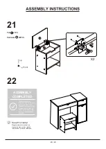 Preview for 20 page of Furniture of America YNJ-317-4 Assembly Instructions Manual