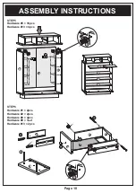 Preview for 10 page of Furniture of America YNJ-321-5 Assembly Instructions Manual