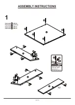 Предварительный просмотр 8 страницы Furniture of America YNJ-CT1015 Assembly Instructions Manual