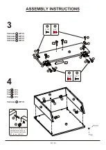 Предварительный просмотр 10 страницы Furniture of America YNJ-CT1015 Assembly Instructions Manual