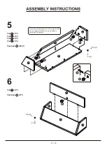 Предварительный просмотр 11 страницы Furniture of America YNJ-CT1015 Assembly Instructions Manual