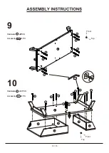 Предварительный просмотр 13 страницы Furniture of America YNJ-CT1015 Assembly Instructions Manual