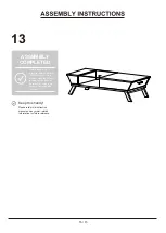 Предварительный просмотр 15 страницы Furniture of America YNJ-CT1015 Assembly Instructions Manual