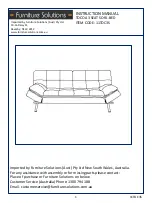 Furniture Solutions 11TOC3S Instruction Manual предпросмотр