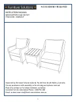 Furniture Solutions 15MIS03.P Instruction Manual предпросмотр