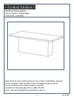 Предварительный просмотр 1 страницы Furniture Solutions 17ONT06B Instruction Manual