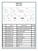 Preview for 3 page of Furniture Solutions 18OSBBS3W Instruction Manual