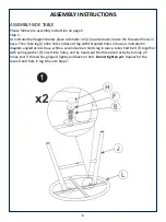 Preview for 6 page of Furniture Solutions 18OSBBS3W Instruction Manual