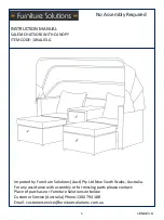 Preview for 1 page of Furniture Solutions 18SAL03.G Instruction Manual