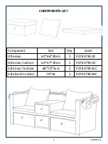 Preview for 2 page of Furniture Solutions 18SAL03.G Instruction Manual