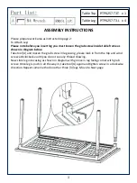 Preview for 3 page of Furniture Solutions AKIRA 18AKIT08 Instruction Manual