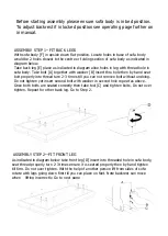 Preview for 4 page of Furniture Solutions BOBO 14BOB3S0 Instruction Manual